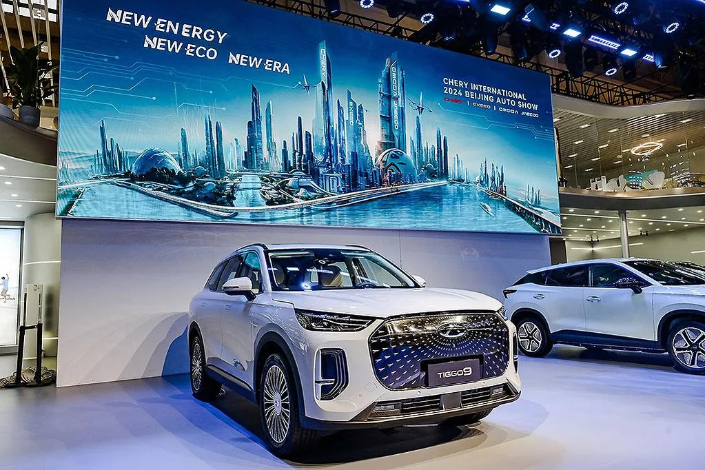 الكشف ولأول مرة عن سيارة شيري تيجو 9 PHEV في معرض بكين للسيارات! - صورة 3