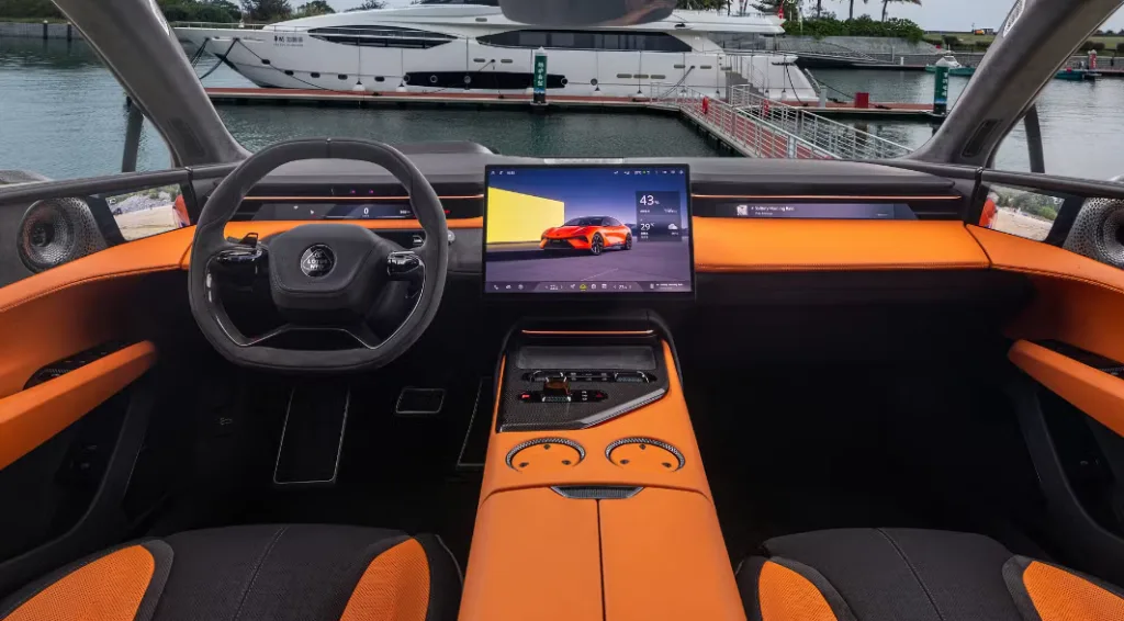 Lotus Emeya 2025 .. سيارة كهربائية رياضية جديدة من لوتس - صورة 2