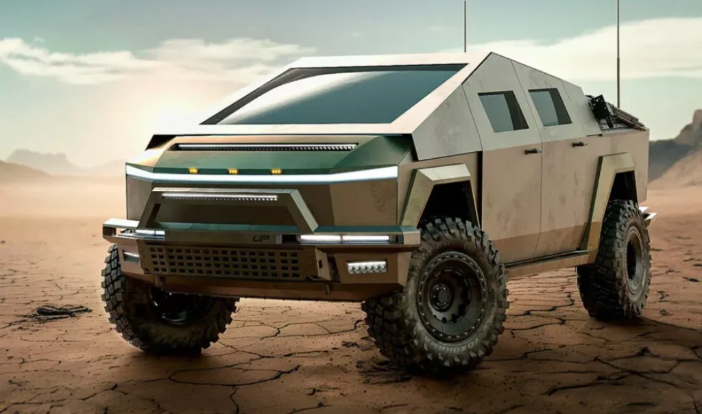 تسلا Cybertruck تتحول إلى مركبة عسكرية متطورة - صورة 3