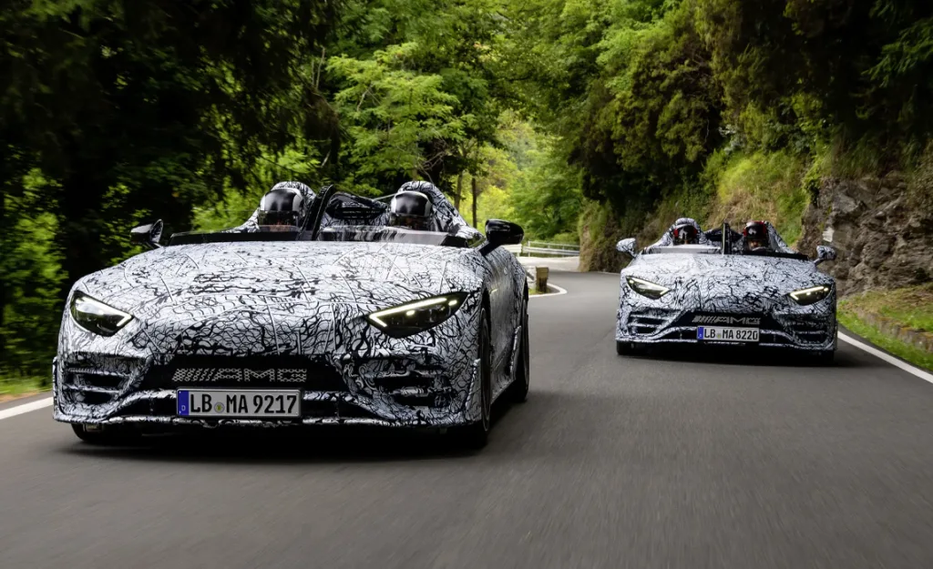 مرسيدس بنز AMG PureSpeed تقترب من إنتاج السيارة الرياضية المميزة في اختبارها النهائي