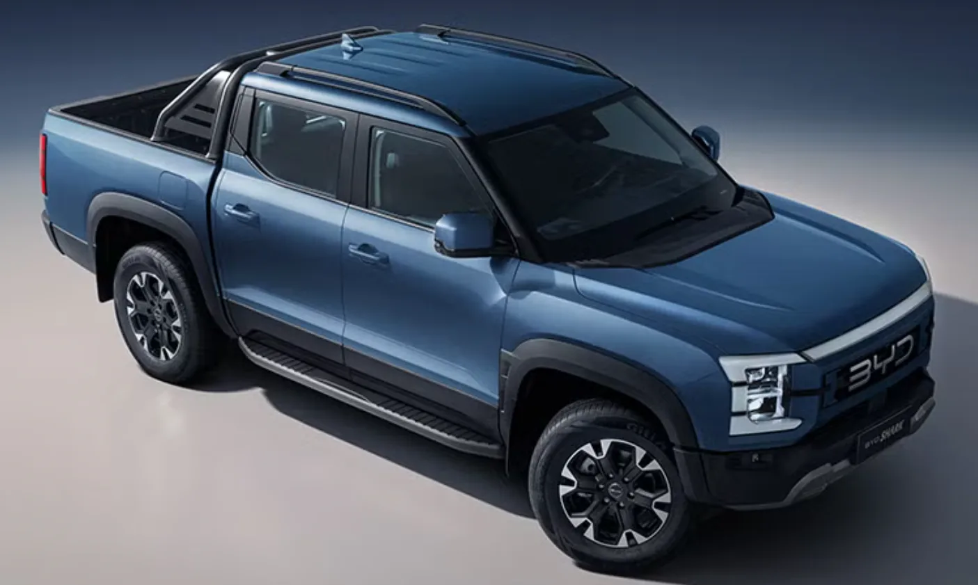 BYD تكشف عن شاحنة بيك أب هجينة جديدة باسم “Shark”