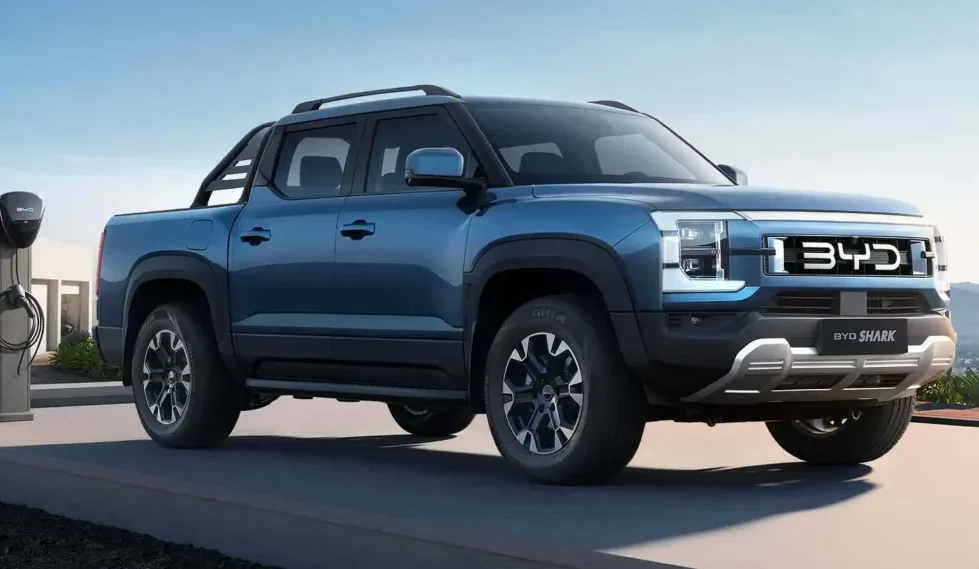 BYD تطلق بيك أب Shark الهجينة القابلة للشحن في السوق البرازيلية