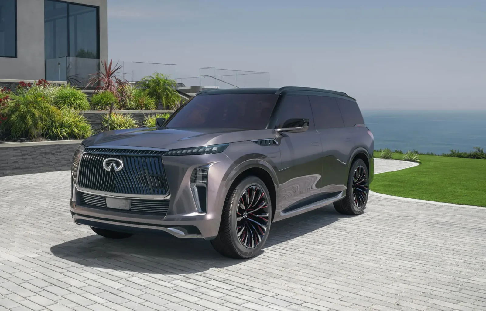 إنفينيتي QX80 تكشف عن تحول جديد في تصميمها وملامحها لعام 2025